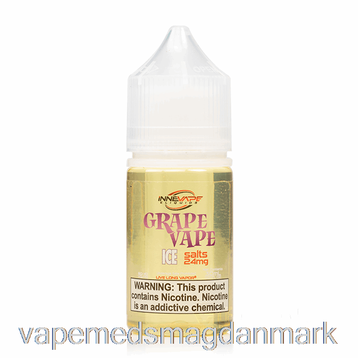Vape Uden Nikotin Grapevape Issalte - Innevape E-væske - 30ml 50mg